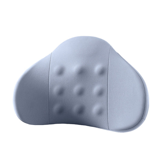 LSLJS Lumbar Cushion Memory Foam Lumbar Support Pillow for Car - Mid/Lower Back Support Cushion - for Car Seat, Office Chair, Car Lumbar Support Cute Car Pandas Lumbar Pillow Car Interior Supplies A-Light Blue