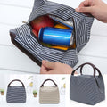 Under $1 Tyidzon Lunch Box Lunch Bag For Women Insulated Lunch Bag Reusable Tote Cooler Bag Lunchbox Suitable for Work, Travel, Outdoor Beige