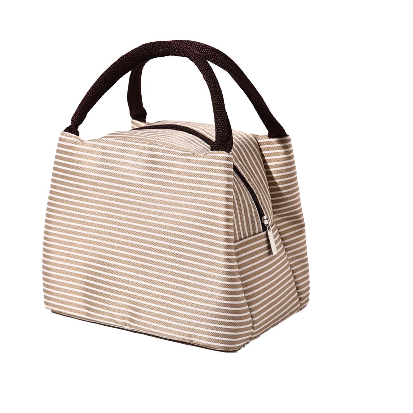 Under $1 Tyidzon Lunch Box Lunch Bag For Women Insulated Lunch Bag Reusable Tote Cooler Bag Lunchbox Suitable for Work, Travel, Outdoor Beige