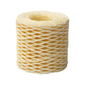 JWDX Needle and Thread Kit! Raffia for Crafts 150M Natural Raffia Yarn Raffia Yarn for Crocheting Raffia Paper Ribbon Natural Raffia Spool for Making Beach Bags Gift Wrapping Decorations Features: Off-White