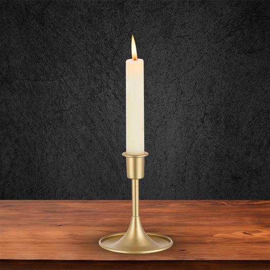 JWDX Candlestick, European Style Candle Holder Ornaments, Candlestick Holders Taper Candle Holders Stick Candle Holder for Table Centerpiece Wedding Reception Festive Christmas Mantel Decoration Z8-Silver.