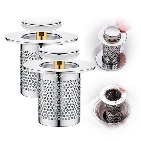 JWDX Drain Rack Clearance, Stainless Steel Floor Drain Filter 2025 New Bathtub Sink Strainer Up Sink Filter Rustproof Sink Strainer Bathroom Sink Strainer for Kitchen Bathtub B