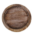 JWDX Baking Trays and Trays Clearance, Rustic Wooden Tray Candle Holder Plate Pillar Candle Tray Wood for Farmhouse Kitchen Countertop Coffee Table Home Decor COL