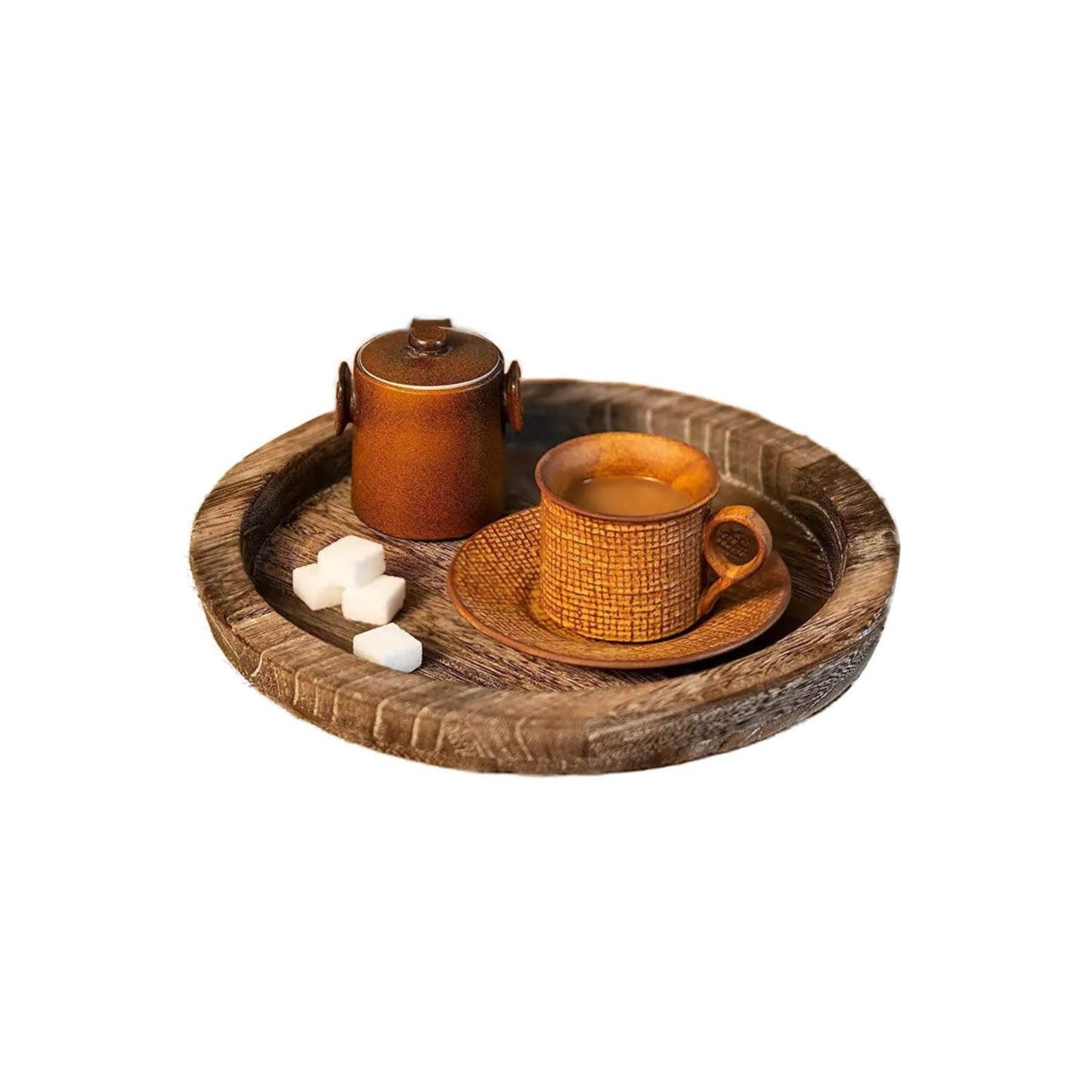 JWDX Baking Trays and Trays Clearance, Rustic Wooden Tray Candle Holder Plate Pillar Candle Tray Wood for Farmhouse Kitchen Countertop Coffee Table Home Decor COL