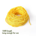 Jwdx Safety Rope*1 100 Foot 550Lbs Paracord Polyester Yellow Model 2156 Strong All Purpose Utility Rope – Camping Crafting Flag Pole Indoor & Outdoor One Size Yellow