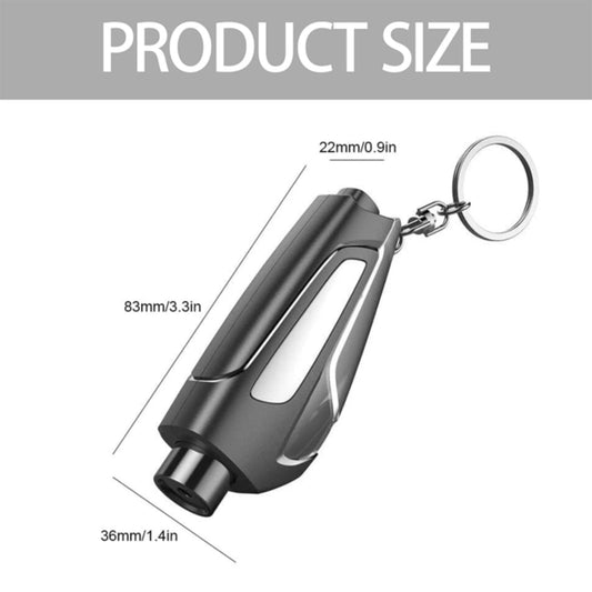 In 1 Car Window Glass Breaker Blue a JWDX, 1x Car Window Breaker Car Hammer Mini Window Belt Cutting Multi Functional Escape Hammer God Device Car Emergency Kit 3.9" x 3.9" x 1.2" Black