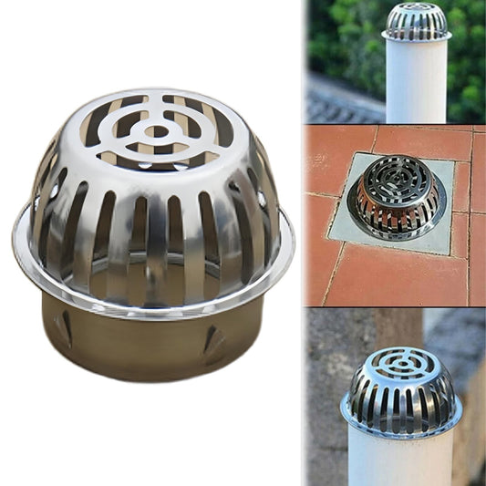 Balcony Floor Drain Cover JWDX, 1 Balcony Floor Drain Cover Circular Grille Cover Indoor and Outdoor Cover Accessories for Sewers and Pipes One Size Silver