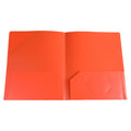 Double Insert File Bag File Bag Orange Jwdx Plastic Folders with Pockets Standard Letter Paper Folder 2 Business Card Slot Heavy Duty Scho-ǒl Examination Document Size Organizer stǔdənts Blue One Size Orange