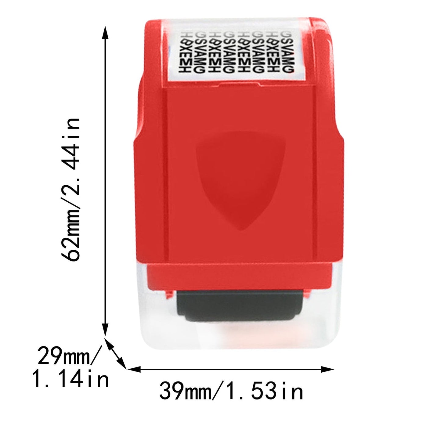 Roller Confidentiality Seal Rose Red 1Pc Confidentiality Seal Roller Stamp Identity Privacy Id Confidential Guard Data Preservation Roller Confidentiality Seal 3Ml JWDX One Size Rose Red.