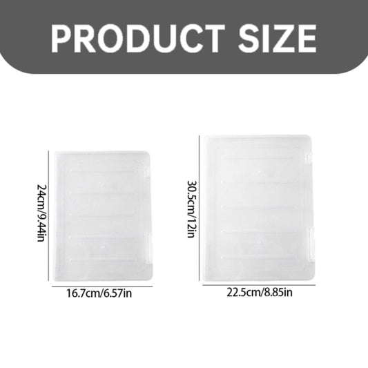 File Storage Box Transparent Small Jwdx Transparent File Box Storage Box Portable Supplies Holder for Documents and Paper Protectors Portable File Box One Size CL1
