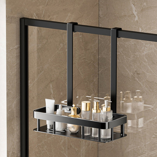 Grrvtrz 2-Tier Hanging Shower Caddy Over The Door Large Capacity Hanging Shower Organizer Sturdy Rust Proof Shelf Basket Storage Rack No Drilling,Bathroom Decor,Bathroom Accessories 12.01*5.51*3.15 B