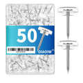 JWDX Hot Clearance! Clear Push Pins Count in Reusable Box for Bulletin Boards and Wall Displays Plastic Head, American Pushpins*1 Box American pushpins Clear