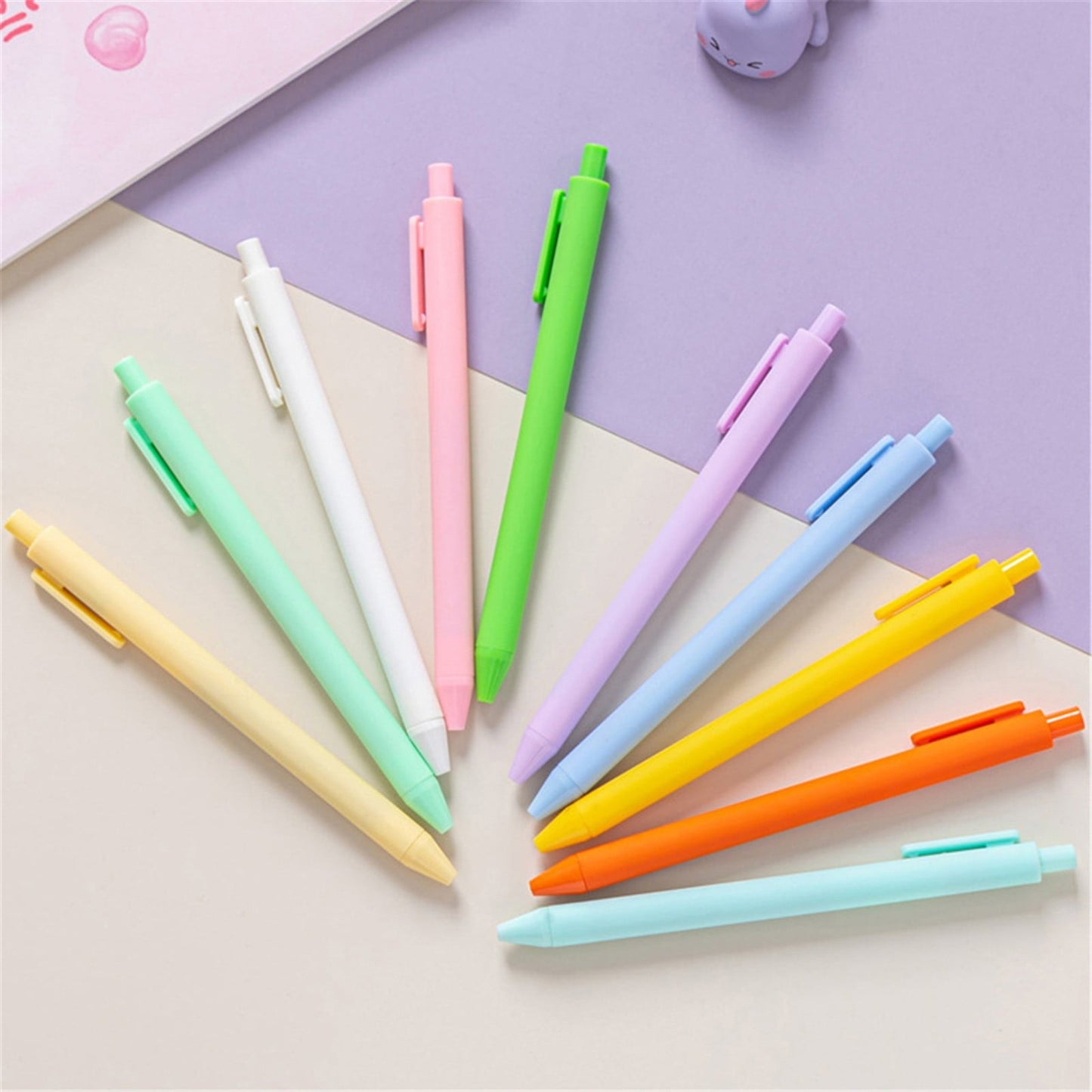 JWDX Hot Clearance! Ballpoint Pens Retractable Comfortable Writing Pens Cute Back to Schǒ-ǒl in Medium Point 1.0 Mm for Teacher stǔdənt Bridal Shower 5Ml, 1 Ballpoint Pen Pink Push ballpoint pen Green