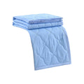 LGCASL Summer Blanket Bed Blanket Skin Friendly Plain Print Washed Cotton Bed Blanket Cool Comforter Hot Sleeping Summer Comforter Ventilated Comforter Sky Blue