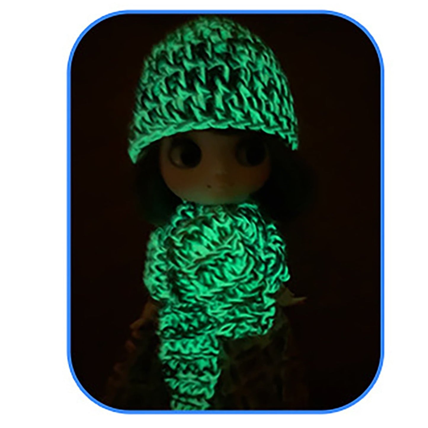 LGCASL Diy Glow in the Dark Yarn*1 Diy Glow Yarn Glow in the Dark Yarn for Crochet Glow Yarn for Knitting Crocheting Crafts Sewing Beginners Christmas Decorations, Onion Yellow Diy Yarn White