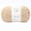 LGCASL Hand-Knitted Yarn #2 Pure White , 1Pc100G Hand Woven Cotton Yarn Soft Crochet Yarn for Hand Knitting Warm Sweater Sofa Cushion Scarf Diy camel-colored