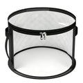 Hat Storage Bag*1 Foldable Hat Storage Bucket with Lid Large Capacity Cap Organizer for Home Perfect for Baseball Caps and Miscellaneous Items One Size Black