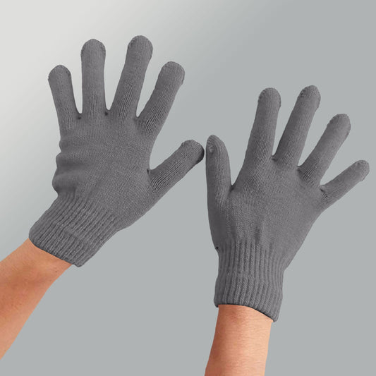 LGCASL Clearance! Winter Gloves Warm Strecty Knit Gloves for Men Women- Dark Gray One Size Light Ashy