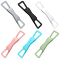 LGCASL Blue Flat Plate Fixing Wrist Strap D Light Green Elastic Tablet Strap for Fingers Comfortable Adjustable for Reading and Watching Videos 6 Color Options 18.5 cm E