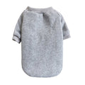 LGCASL Pet Hoodie, Dog Winter Sweater Cat Warm Clothes Pet Sweater Round Neck Solid Color Thickening Cat Dog Knitwear Sweater for Cats Or Dogs in Cold Season (Light Blue, S) S Grey