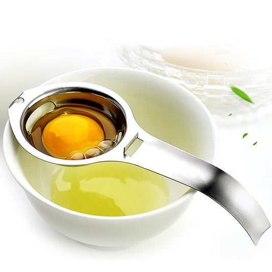 JWDX Bakeware Clearance! Kitchen Silver Egg Yolk Steel Tool Separator White Stainless Gadget Cooking Kitchenï¼Dining & Bar, Kitchen Fork Promotion Include 1X Egg White Separator Silver.