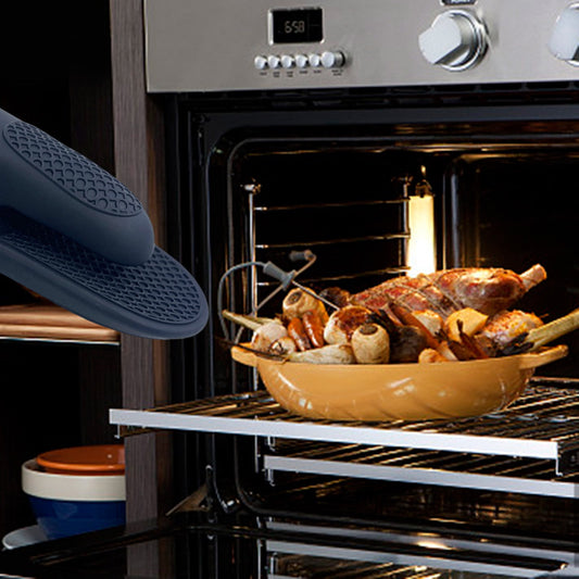 JWDX Oven Mitts Clearance! Mini Silicone Oven Mitts Set Oven Mitts Heat Insulation Oven Gloves for Kitchen Cooking and Baking Protecting Fingers Mini Oven Hand Clips, Include 1Pc Silicone Gloves D