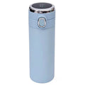 JWDX Glass and Bottle Clearance! Stainless Steel Flask Vacuum Insulated Cup Drinking Bottle 350/420 Ml Led Screen Temperature Display Flask Water Bottle Perfect for Home Travel, Include Cup*1 Blue
