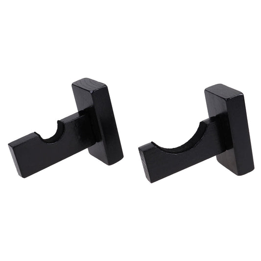 Ortofally Baseball Bat Display Hanger Wall Mounted Horizontal Baseball Bat Holder Hockey Wall Container for Home Office M Black