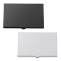 SWETRACE Aluminum Alloy Business Card Case 2Pcs 3.6x2.3x0.3In 9.20X5.80X0.70CM Assorted Color