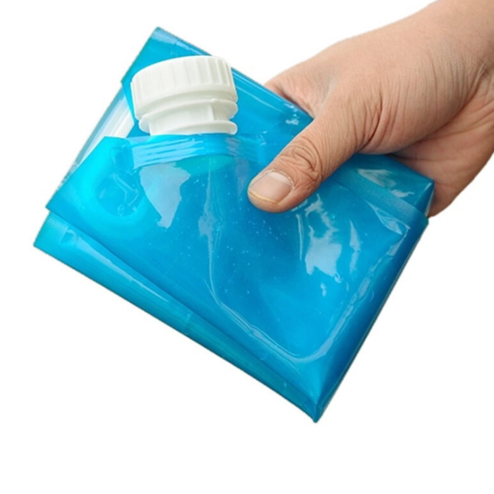 SWETRACE Folding Water Storage Bag Blue Hiking Storage Container 1Pack 32.70X30.50X2.00CM Blue