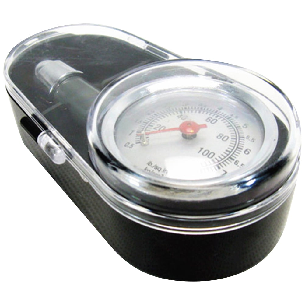 Ortofally Mechanical Gauge Tire Pressure Gauge Meter Tire Pressure Pointer 0.5 - 7.5 LBS for Car Automobile Truck Motorcycle Black