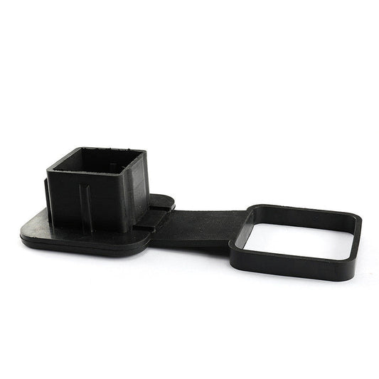 Worgeous Rubber Trailer Tube Protector Insert Tow Trailer Hitch Cover Car Accessories for 18 Inch Receivers (Black)