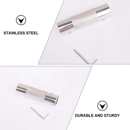 Worgeous Dumbbell Connector for Dumbbells Connecting Bar Work Silver