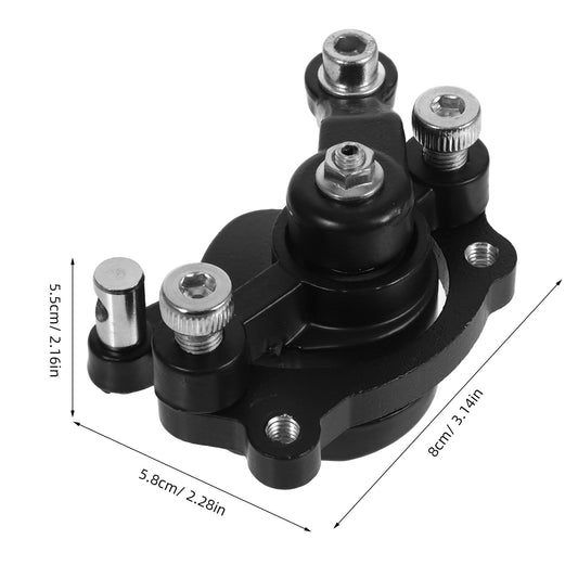 Worgeous Rear Disc Brake Caliper for ATV with Excellent Braking Performance and Durable Iron Construction Black