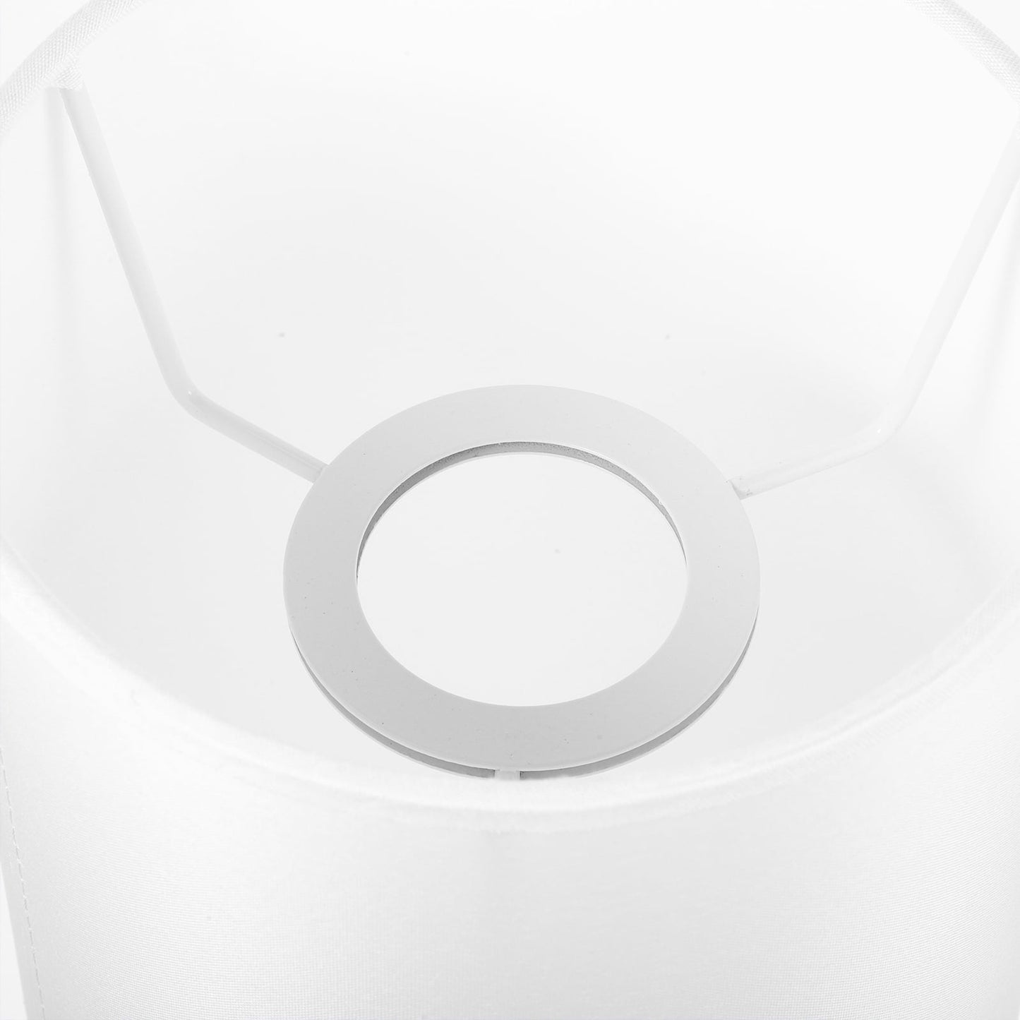 SWETRACE Lamp Shade for Cylinder Lamp White Linen 2Pcs 9.8x5.5x5.5in
