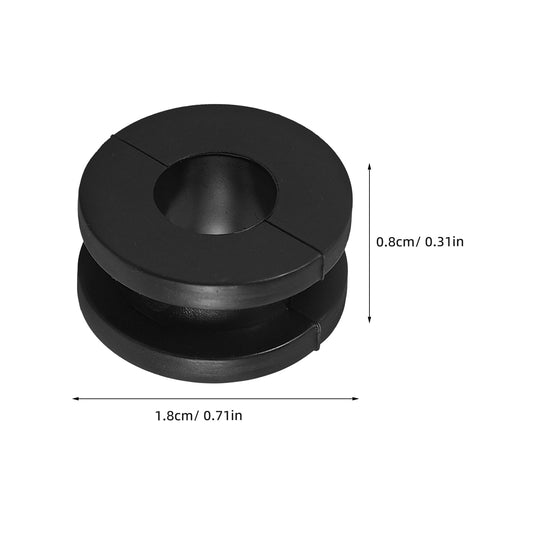 Worgeous 10pcs Motorcycle Rear Shock Absorber Sleeve Buffer Rubber Ring Bushing Fixed Ring