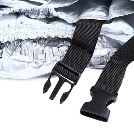 SWETRACE Motor Scooter Cover Waterproof Outdoor Motorbike Cover Silver 1Pcs