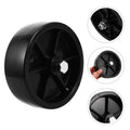 SWETRACE Stable Support Trailer Jack Wheel Replacement Black 1 Set