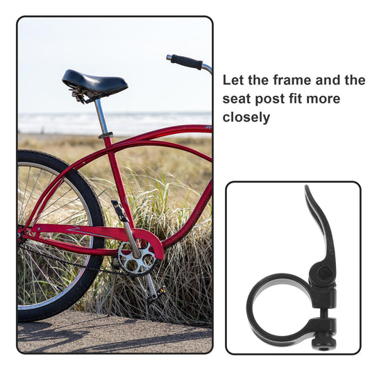 SWETRACE Seat Post Clamp Black Round Mechanics Maintenance 1Pack