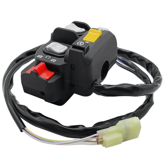 MATI Left Handlebar Switch Start Stop Headlight for Honda TRX450ES Foreman 1998-2001 TRX450FE 2002-2004