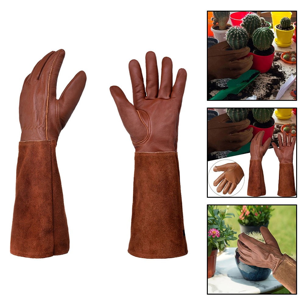 Rose Pruning Thorn-Proof Gardening Gloves with Forearm Protection for Men and Wo XL