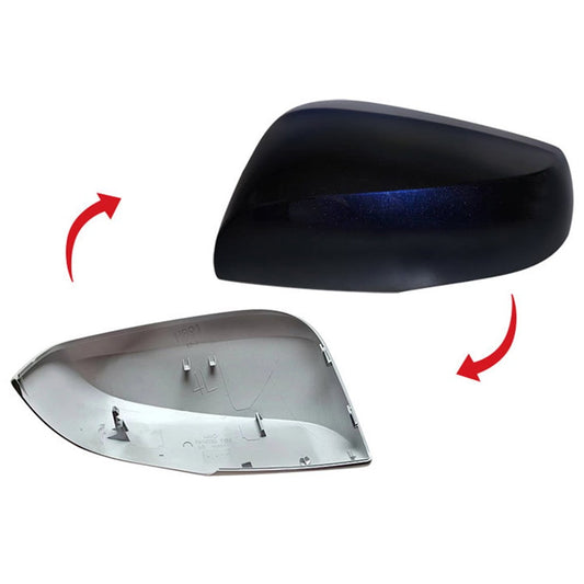 1pcs Passenger / Driver Side Rearview Mirror Cover Cap For Toyota for RAV4 20-23 Black-R
