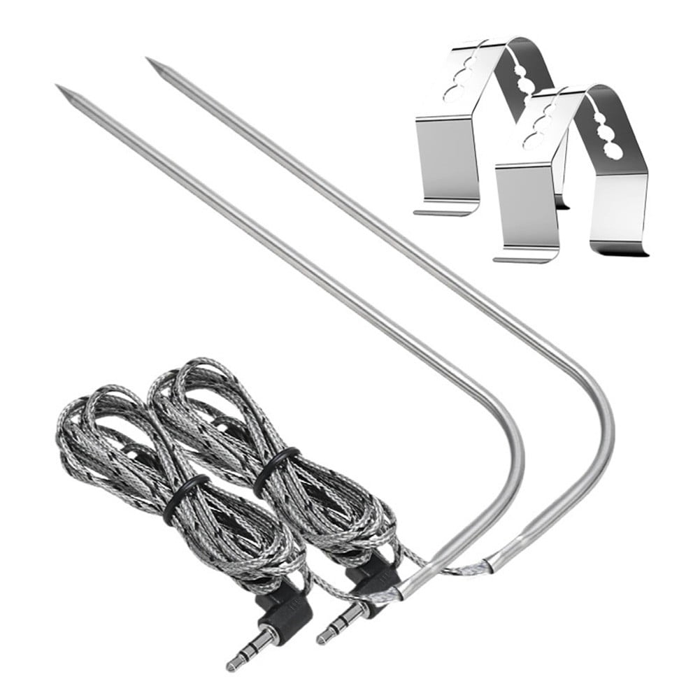 For Traeger Grills wood pellet oven meat probe PT1000 2-pack Smile Home