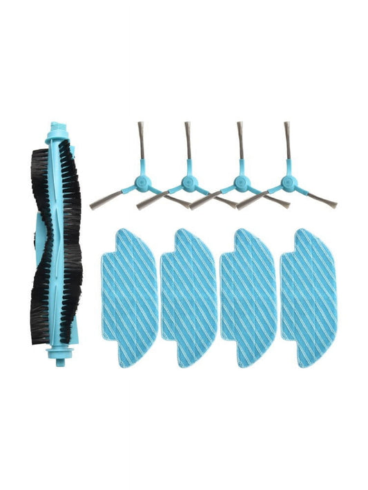 For Shellbot Vacuum Replacement Part Roller Brush Side Brush Mop Pad Kit A