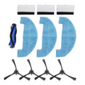 Complete Set of Replacement Accessories for Loorow AT800 3In1 Robot Vacuum Includes Brushes and Mop Pads for Effective Cleaning