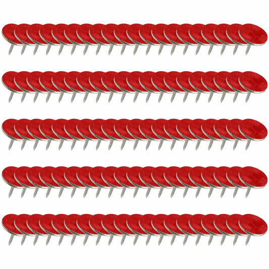 100 Pcs Reflective Tacks Trail Marking Tacks Reflective Trail Tacks Glow Tacks Reflective Trail Markers Mark Trail Reflective Thumb Tacks for Hunting Hiking Camping Tree Stand Green