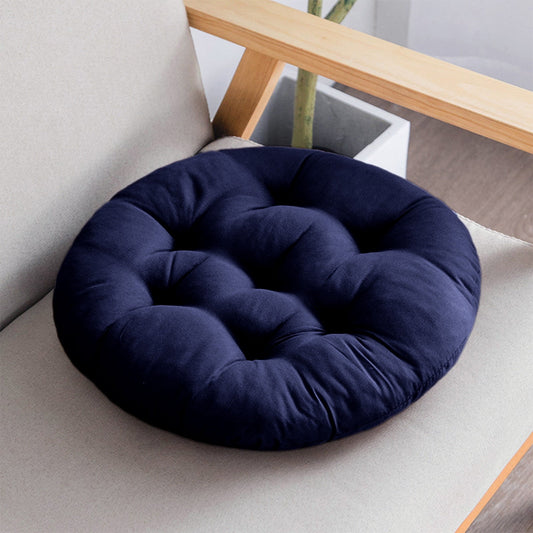 Outdoor Seat Cushion, Round Rattan Cushion, Hanging Basket Chair Cushion for Swing Chair Hammock Wicker Chair Rocking Chair,Vuyungers Seat Cushions Floor Pillow Blue