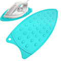 Silicone Anti-Slip Iron Rest Pad for Ironing Board, Heavy Duty Iron Rest Plate, Hot Heat Resistant Steam Compact Mat (Sky Blue/1 Pack) 5.51x10.43 5.51" x 10.43" Sky Blue/1 Pack
