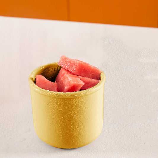 CGZQFEI Silicone Food Containers for Kids, Reusable Baby Snack Fruits Container with Lids, Leak Proof Silicone Food Storage Containers Kids Small Lunch Box BPA Free for Daycare School Travel Yellow1