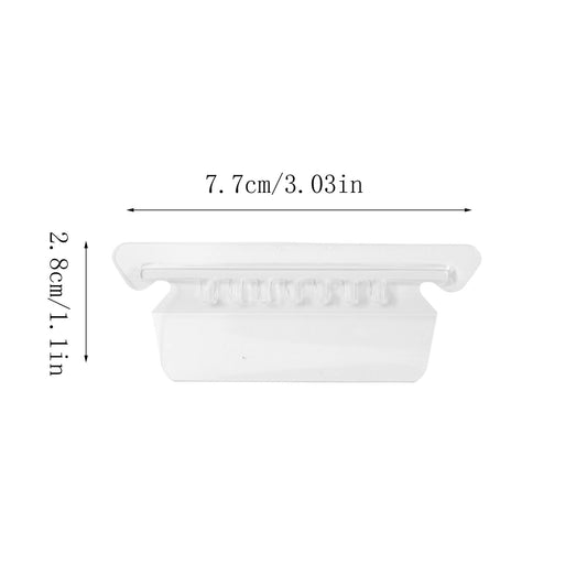25 Pieces 3.5 Inch Clear Hanging Folder Tabs Hanging File Folder Tabs Clear Tabs for Hanging File Folders, Hanging File Folders with Tabs Office Hanging Files,Universal UNV43313 1/3 Cut Tab (Clear) Clear(100pc)